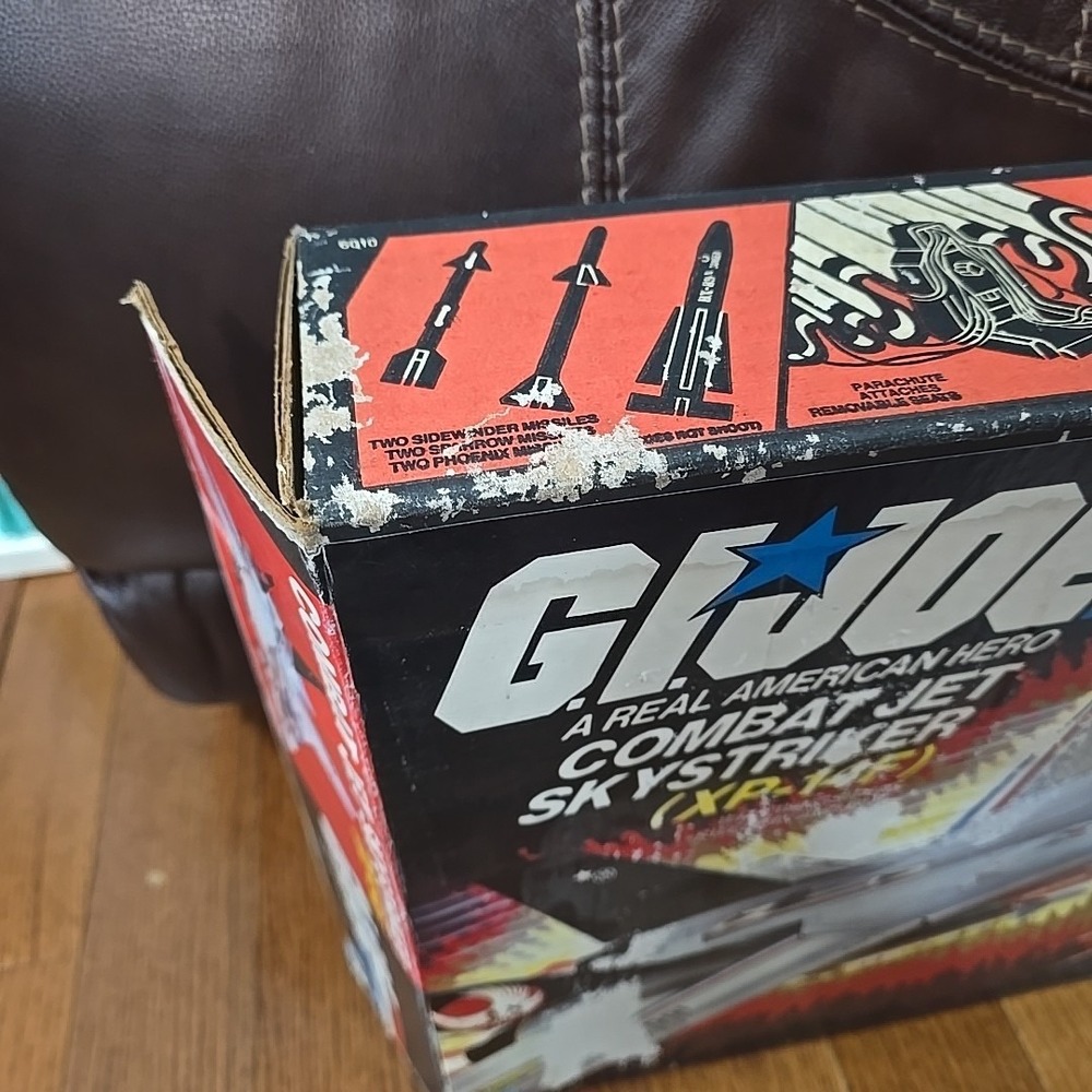 Vintage GI Joe ARAH Combat Jet Skystriker XP-14F With Box Incomplete 1983 - Picture 4 of 16